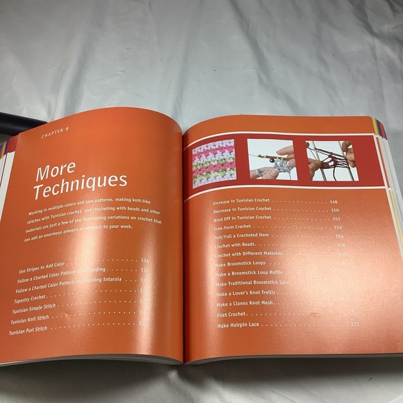 Teach Yourself VISUALLY Crochet 2nd Ed. Keim Werker Learn Hook Book - Picture 3 of 3